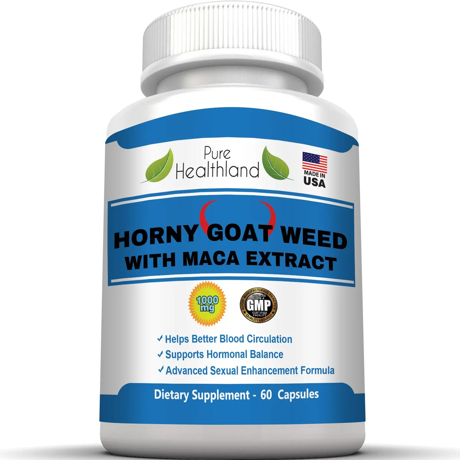 HORNY GOAT WEED 1000mg With MACA EXTRACT 250mg In Advanced Enhancement Form...