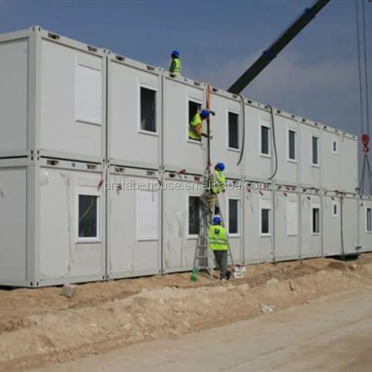 20ft high quality government camp container house with CE certificate