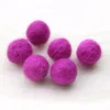 Handmade Felt Balls 2 cm (100 pc) 100 % wool, Felted Craft Supplies