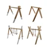 Wooden Baby Play Gym Toys Activity Gym Toy Accessories Sensory Toy Gift Infant Room Clothes Rack Newborn Photography Props