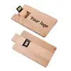 Promo wood usb flash drive stick memory card shape for giveaway gifts