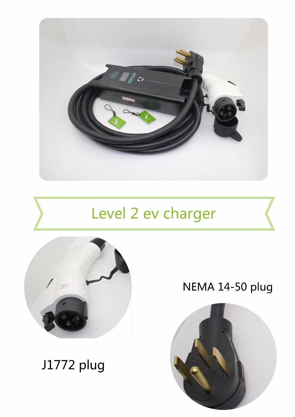 Level2 Electric Car Charger For Leaf 220240v 40a Zencar Buy Level2