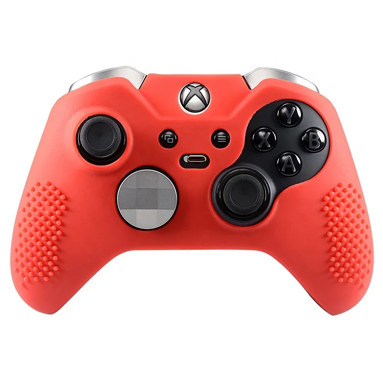 For Xbox One Elite Game Controller Waterproof Silicone Case Cover Red