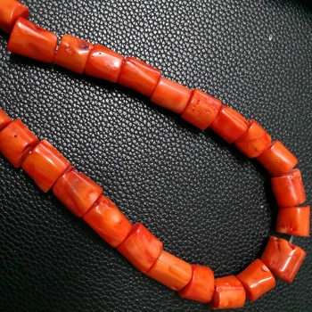 red coral beads