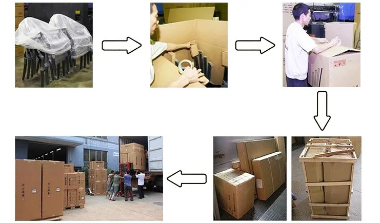 Classical solid wooden frame PU leather upholstered dining chair