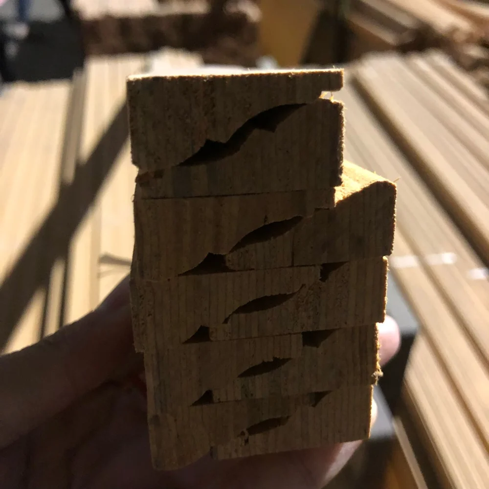 poplar timber kitchen cabinet crown moulding