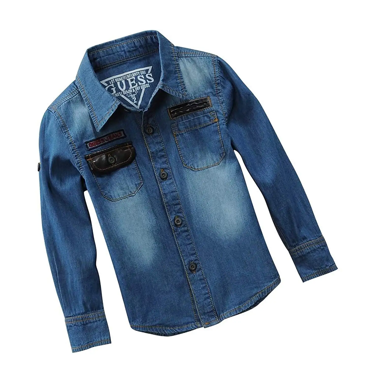 boys long sleeve denim shirt