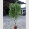fake potted plant willow tree bonsai for indoor decoration