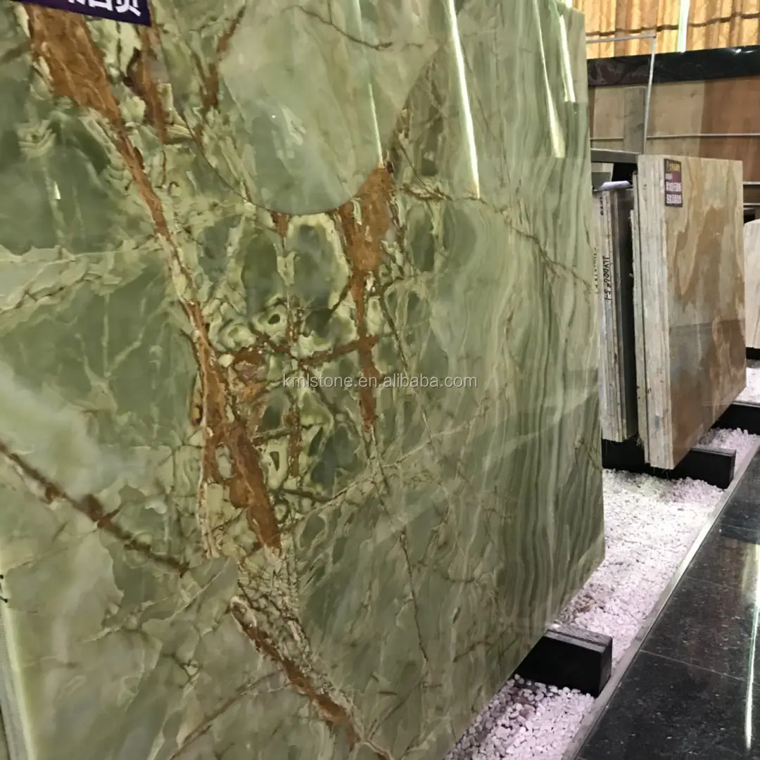 Cheap sell Decoration wall 2cm thickness green onyx