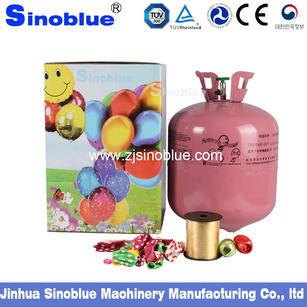 
22.4L Disposable helium balloon kit ,helium cylinder for sale with 50pcs balloons 