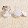 Beauty makeup packaging white Air Cushion BB Cream Case plastic round compact powder case