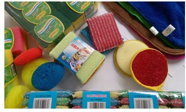Kitchen sponge scouring pad making machine