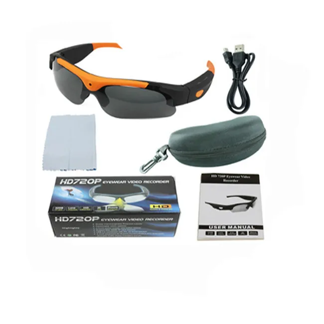 China Manufacturer Full HD 1080P HD DVR Sports Camera Sunglasses With Video Recording Audio Recording Photographic