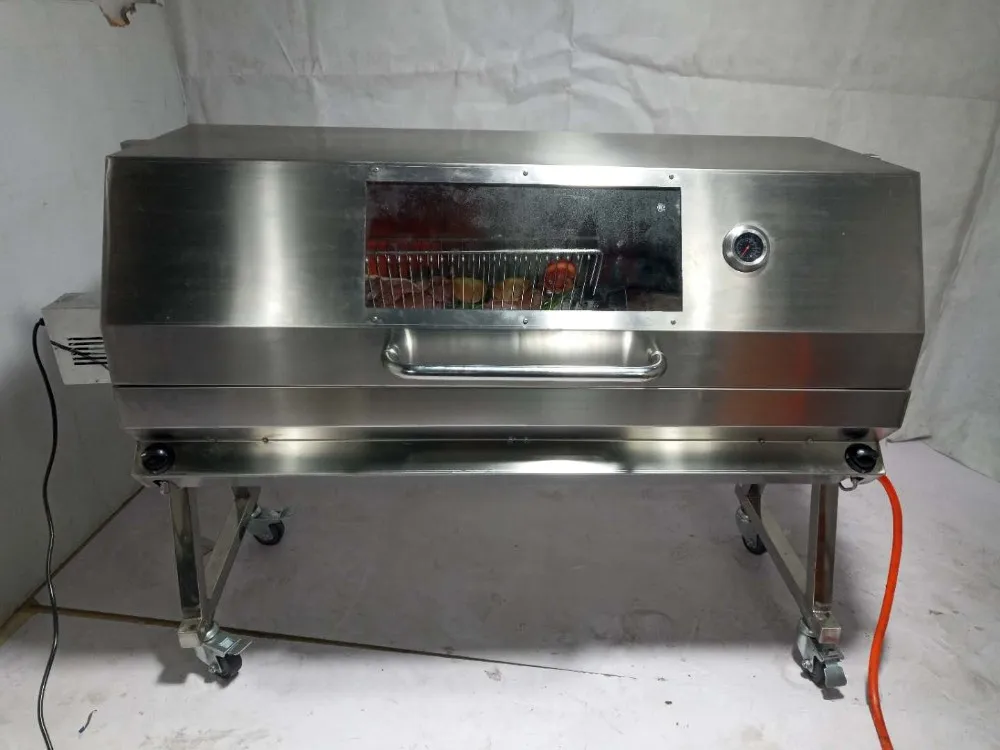 Portable Garden Lpg Gas Outdoor Lamb Pig Spits Bbq