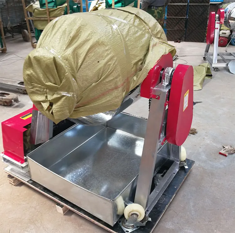 Strongwin 100kg/p Syth Small Mobile Manual Portable Feed Mixer Machine