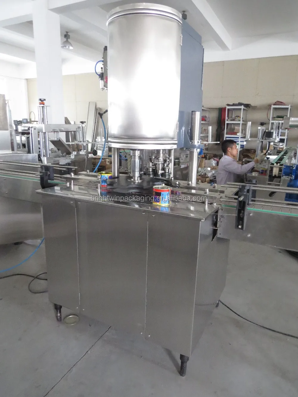 Automatic Tuna Canned Filling And Sealing Machine Fish Filling Sealing