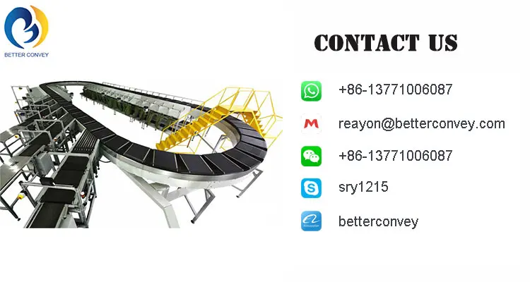 Vertical Cross Belt Sorter for Postal Delivery & Logistics