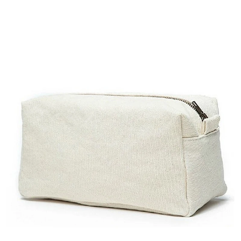 Wholesale Blank Canvas Cosmetic Bag Private Label Canvas Toiletry Bag - Buy Blank Canvas ...
