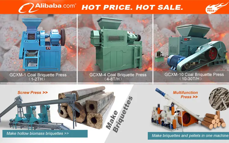 Factory price small coal ball biomass sawdust rice husk chracoal briquette making machine