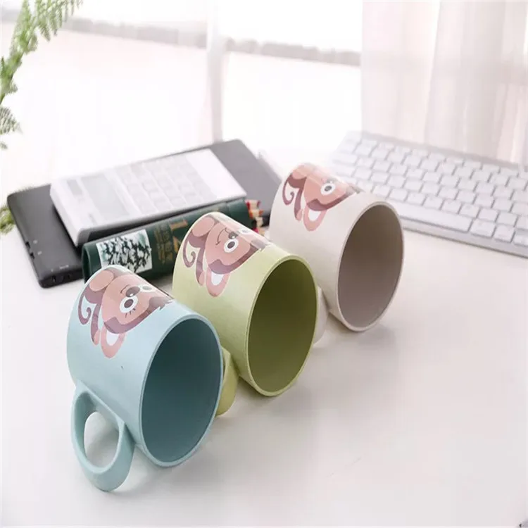 High Quality Healthy Wheat Straw Custom Water Bottle