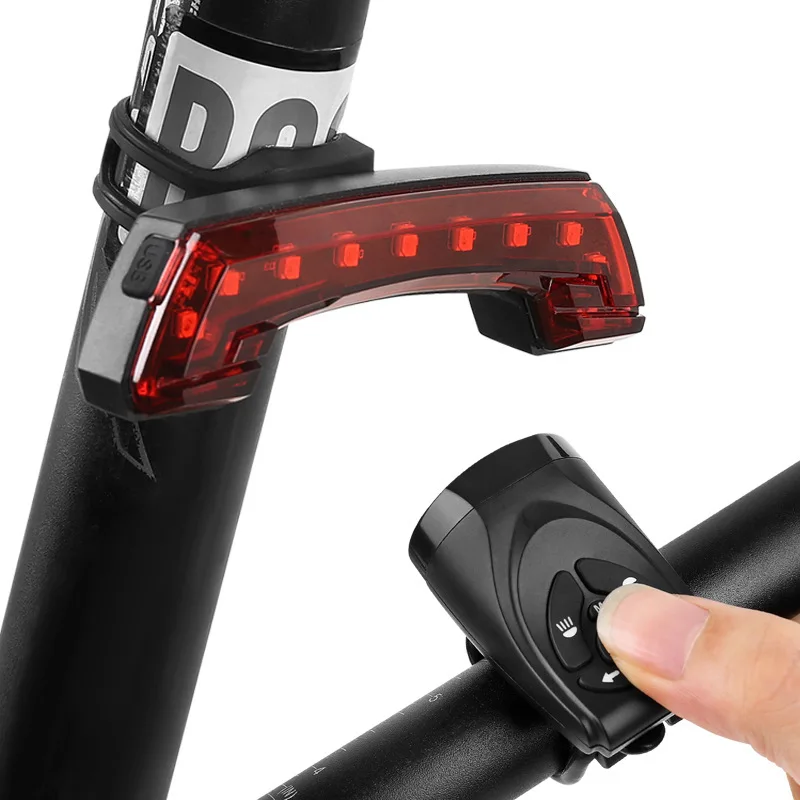 New Bicycle Wireless Remote Control Taillights USB Charging Horns Lights Bike Lights
