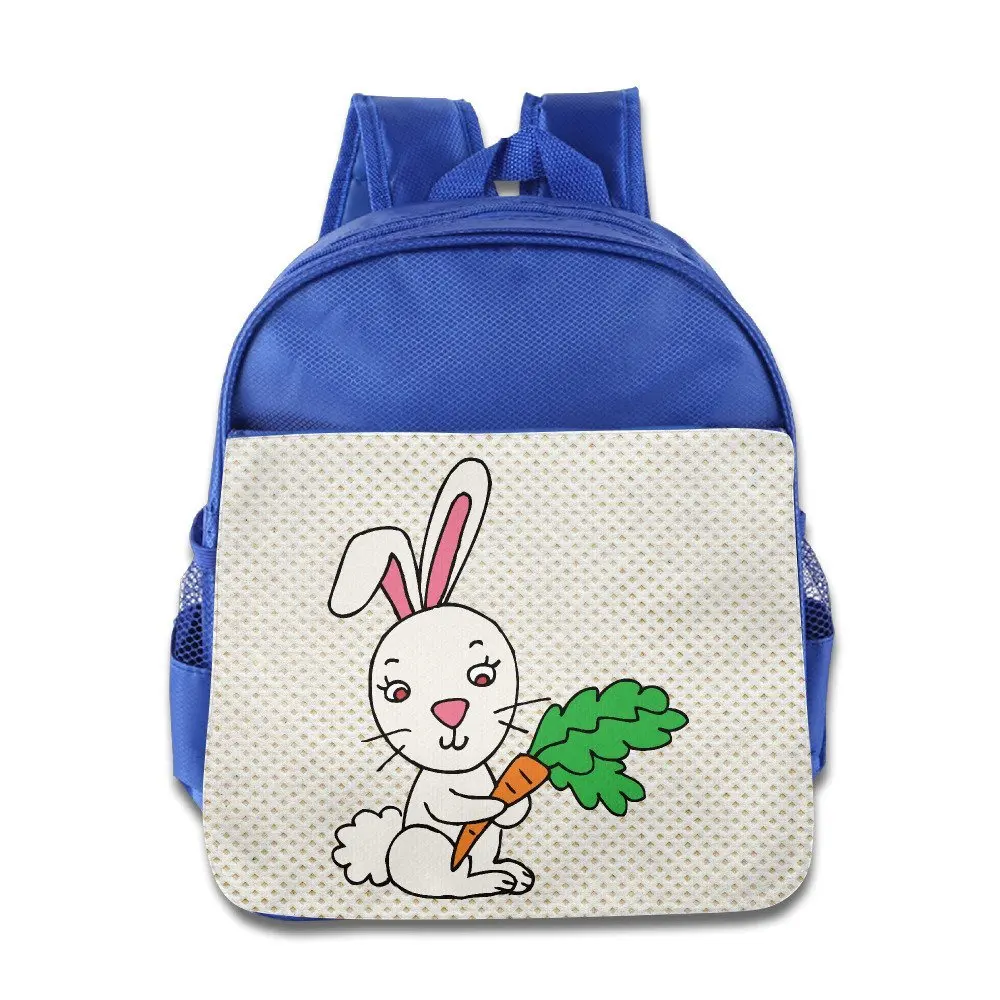 tiny bunny with backpack