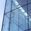 glass curtain wall cost per square metre super clear low iron heat soaked test tempered laminated double glazing panels facade