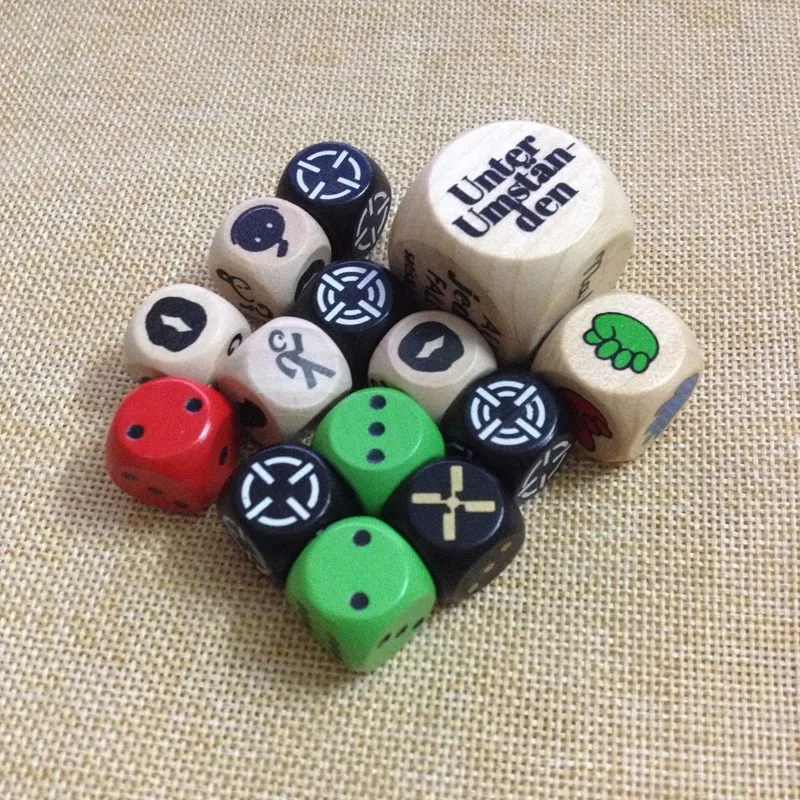 Custom Wooden Dice With Different Logo Wooden Dice Set For Games Buy