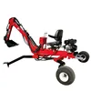 Alibaba wholesale best quality towable mini backhoe with 9hp 13hp gasoline engine