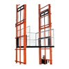 500KG Warehouse Cargo Elevator Hydraulic Freight Guide rail type lift platform