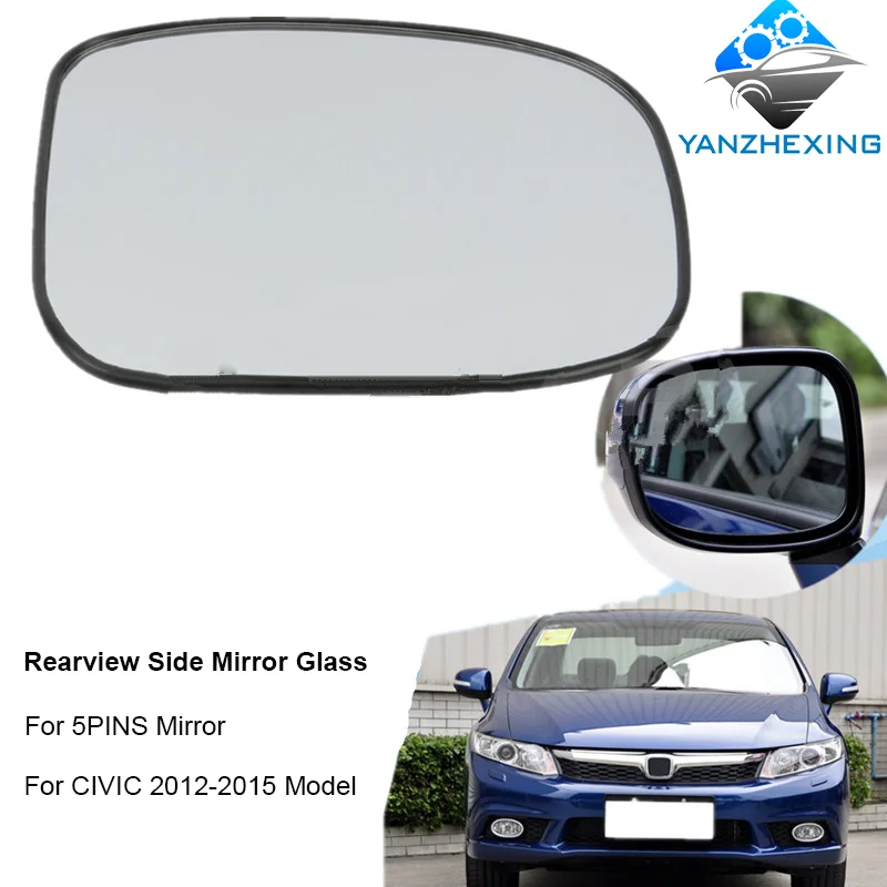Gzyzx Left Right Outer Rearview Side Mirror Glass Lens For Honda 