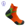 Wholesale knitted cotton men sport socks high quality ankle anti-knock basketball sport socks