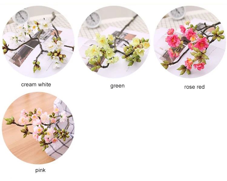 Wholesale Rose Red Stem Artificial Cherry Blossom Branches Buy Cherry