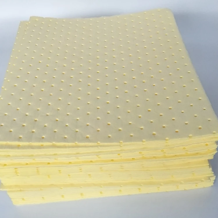 Oil Absorbent Mat Hazardous Liquid Polypropylene Chemical Spill Clean ...