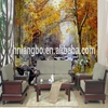 Autumn maple mural wallpaper TV background wallpaper mountain landscape wallpaper mural