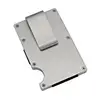 Cheap price CNC Milling Custom Logo Metal Aluminum Card Money Wallet with color optional