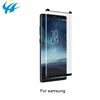 amazon best sellers top quality japan material 5d full glue glass full cover tempered glass for for samsung a6 a7 a8 a9 2019
