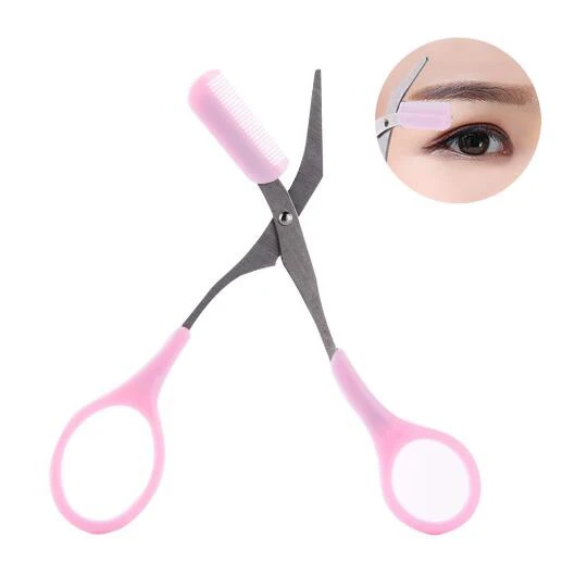 Eyebrow Trimmer Scissors With Comb Remover Makeup Tools Hair Removal Grooming Shaping Shaver Trimmer Eyelash Hair Clips.jpg