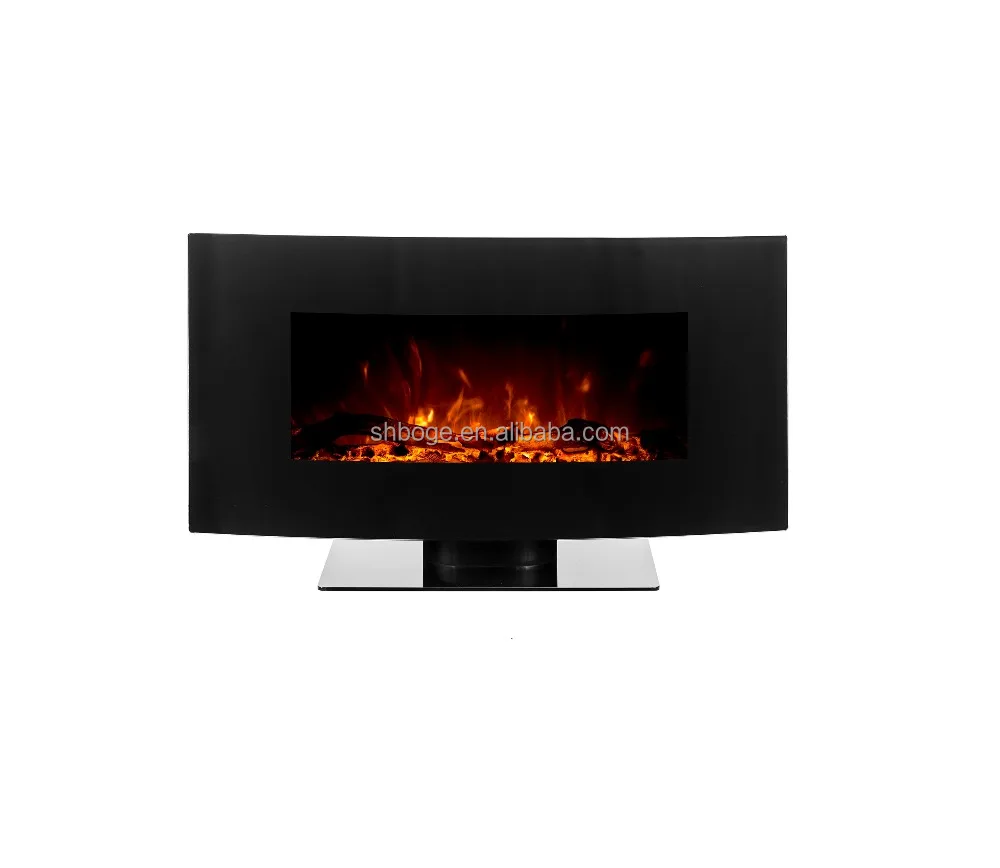 Curved Panel Electric Fireplace With Tv Stand Buy Tv Stand
