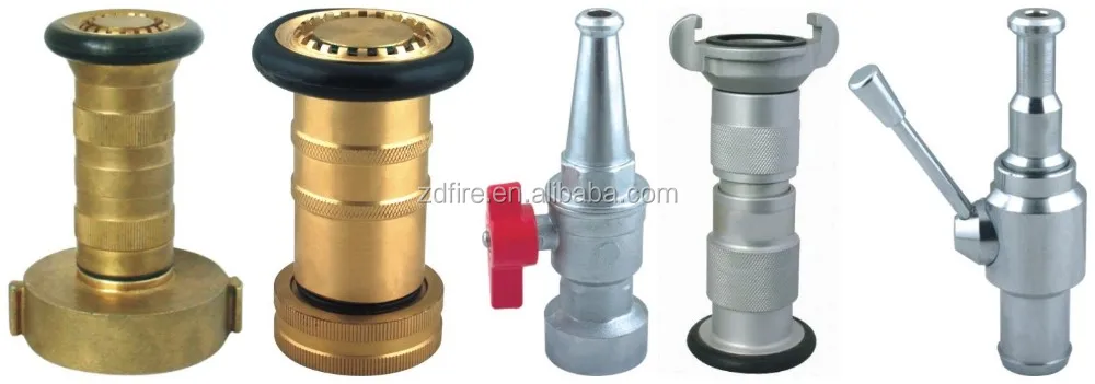 plastic and brass core fire hose reel nozzle,fire extinguisher nozzle,spray  jet fire hose nozzle_OKCHEM