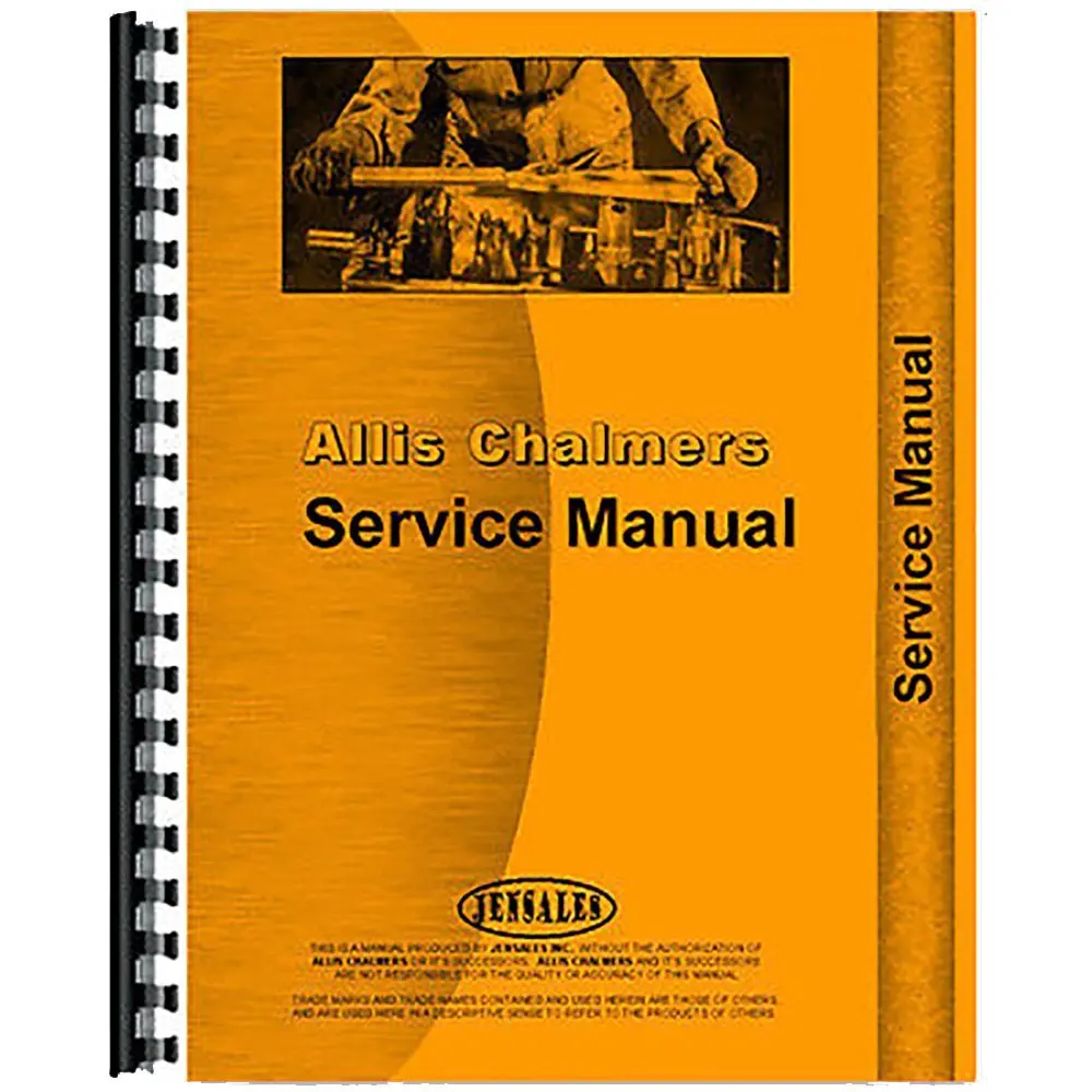 Get Quotations · New Service Manual Made for Allis Chalmers AC Motor Grader Model U