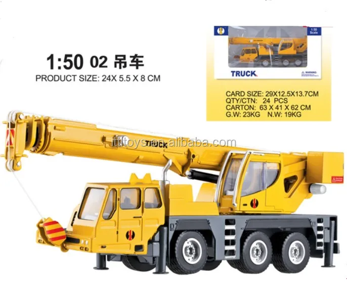 toy crane truck with claw