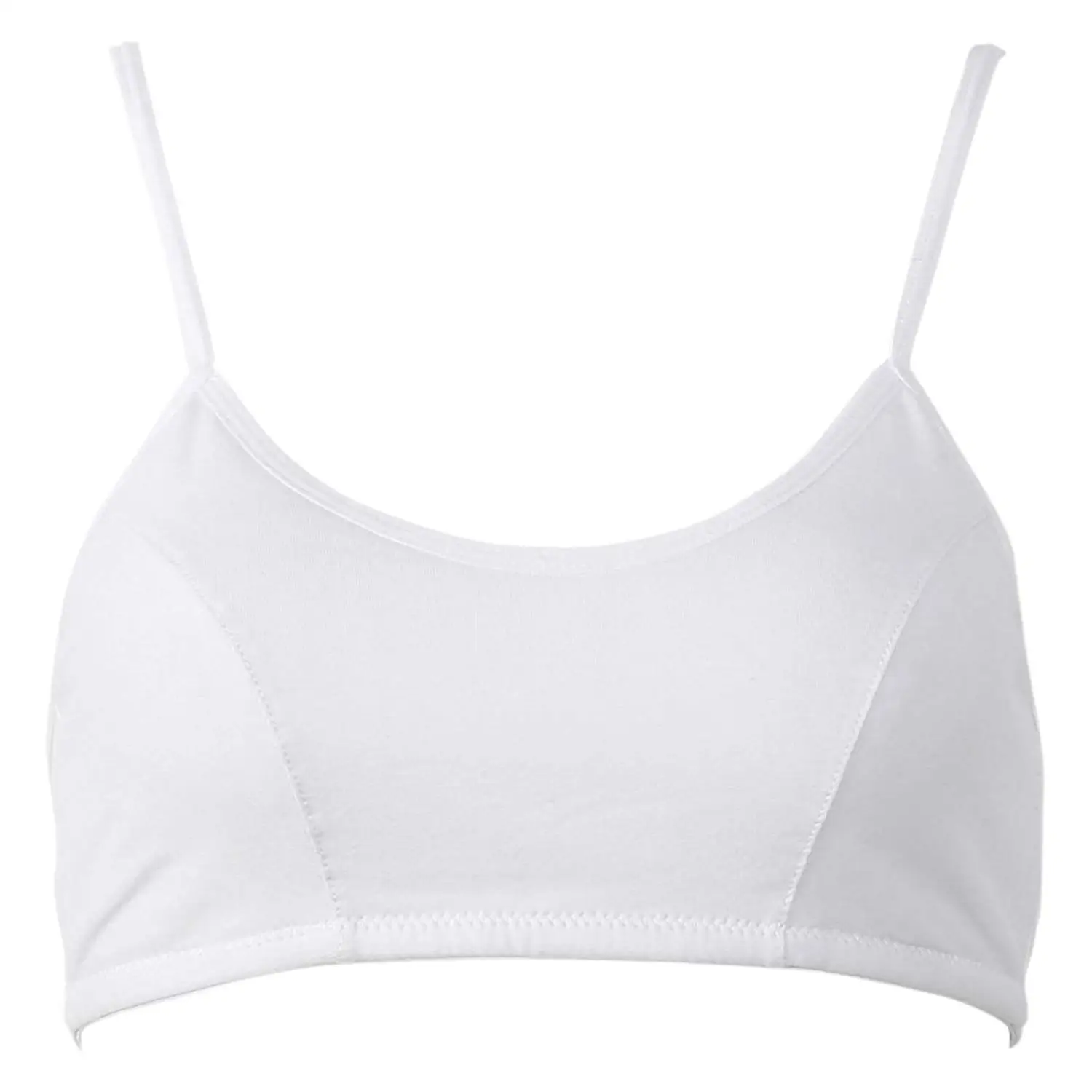 BKID Teen Girls Training Bra Thin Cotton Breathable Sports Bra Running Bbracelets Solid