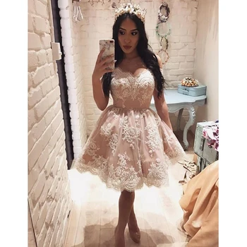 Pink Short Cocktail Dress