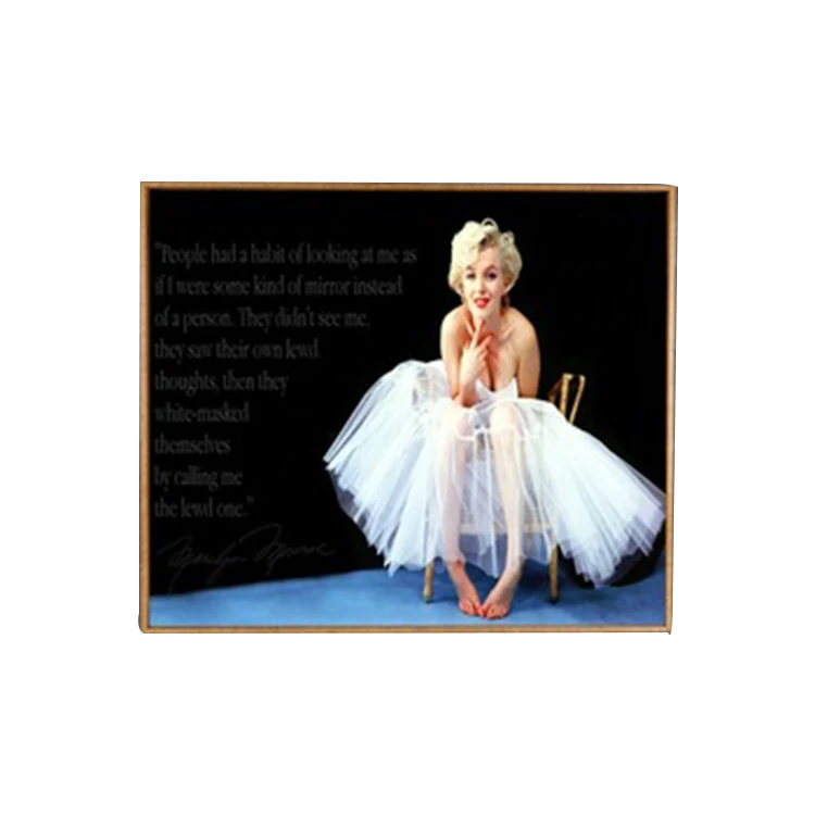 Home Decor Wall Art Pictures American Actress Painting Marilyn Monroe Canvas Prints