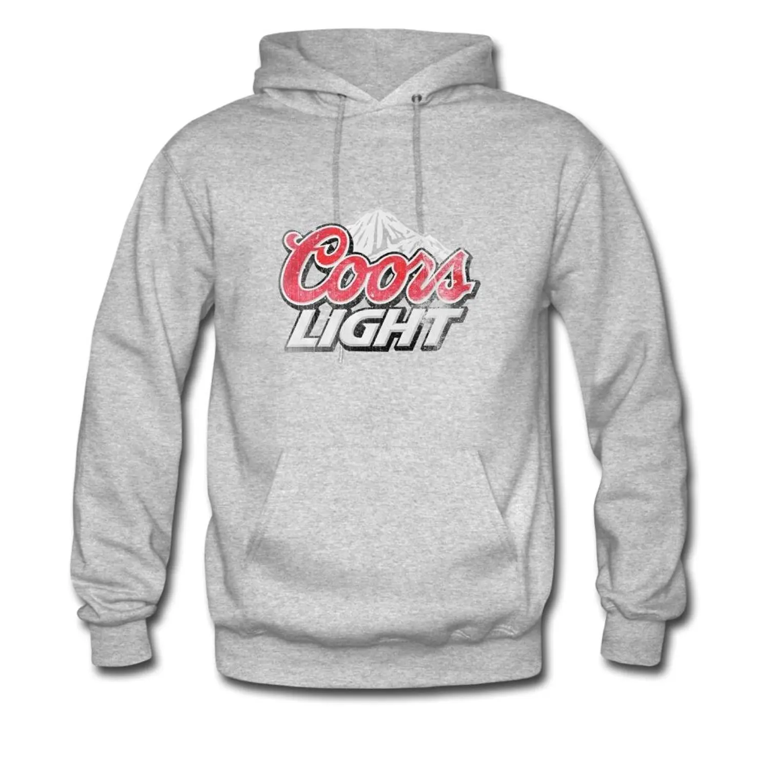 coors light sweatshirt with beer pouch