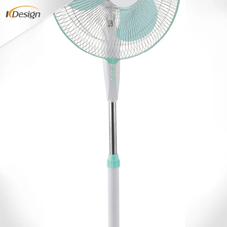 Quiet 16 Inch Colorful Blade Bedroom Pedestal Fan Good Brand New Pedestal Fans For House Buy