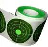 Target Stickers (Qty 250pcs 3") paper sticker Target - Instantly See Your Shots Burst Bright Florescent Green Upon Impact!