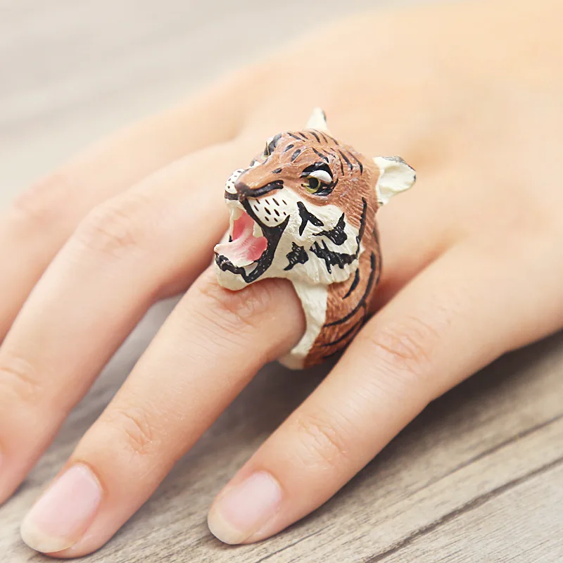 Adjustable Animal Wedding Band Ring Funny Lady Trench Women 3d Animal Ring  Panda Dog Rings For Women Tiger Lizard Animal Gift - Buy Animal Ring,Panda  Ring,Dog Ring Product on 