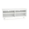 Simple modern racks design wooden lcd TV table with storage